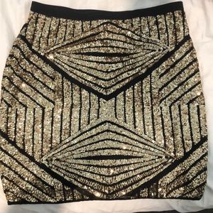 Gold skirt NWT